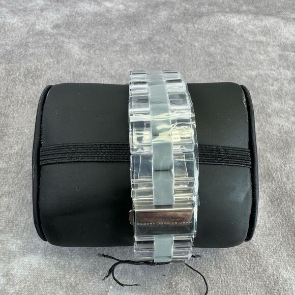 Marc By Marc Jacobs Clear Watch with Red and Blue Accents - Picture 6 of 8